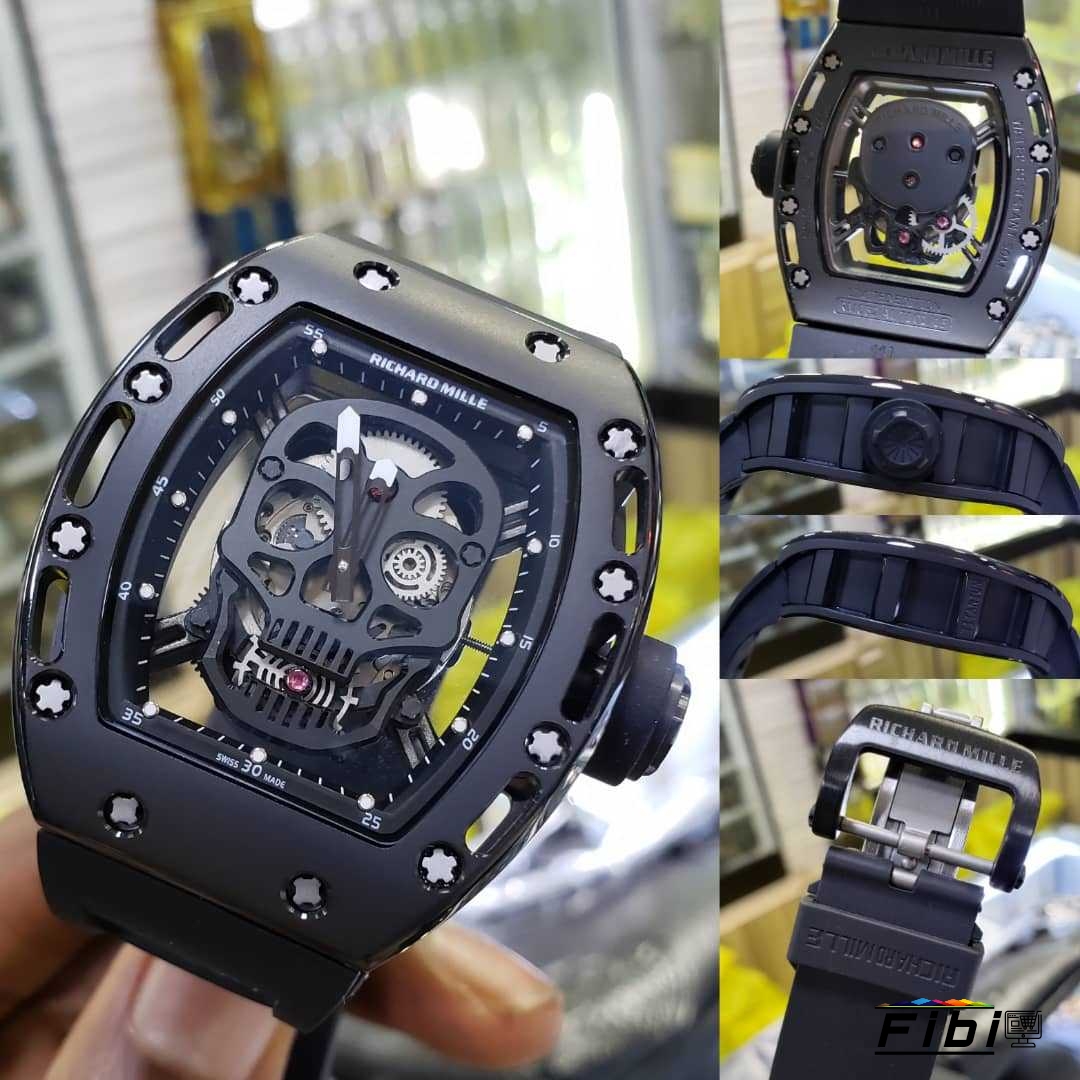 Richard mille human skull watch